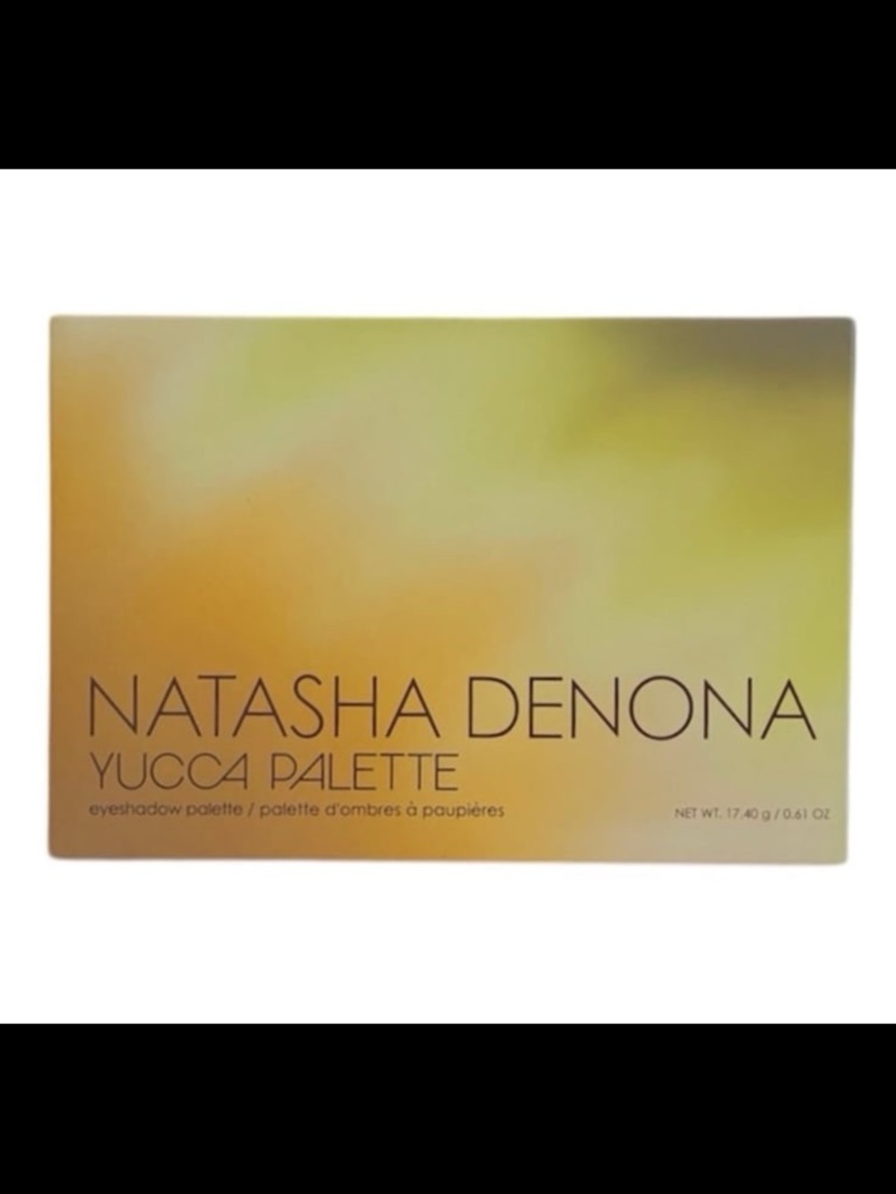 Natasha Denona Yucca Palette — Yellow, Gold, Green Tones